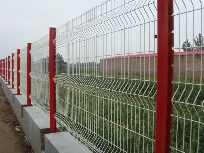 Galvanized 5x10cm Welded Garden Fence Iron Wire Pvc Coated
