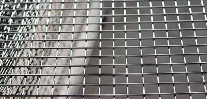 Rost prüfen 50x50mm geschweißtes Draht heiße galvanisierte das Bad des Loch-2x2 Panels Zaun 4x8“ 0